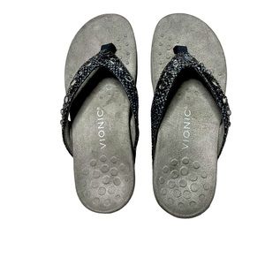 Vionic Lucia toe post sandal‎ size 6.5 EUC